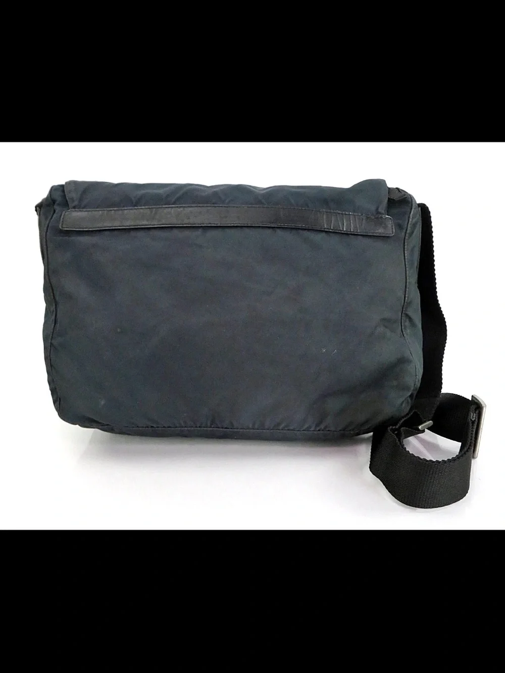 Prada Navy Messenger Bag for Men